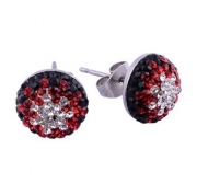 Staonless Steel Crystal Earrings