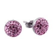 Staonless Steel Crystal Earrings