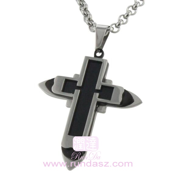 stainless steel cross pendant  