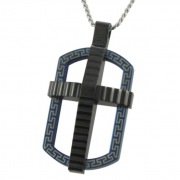 stainless steel cross pendant 