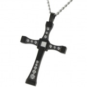 black cross pendant