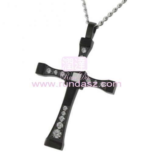 black cross pendant 