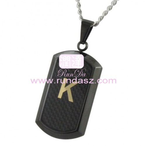 letter k pendant  