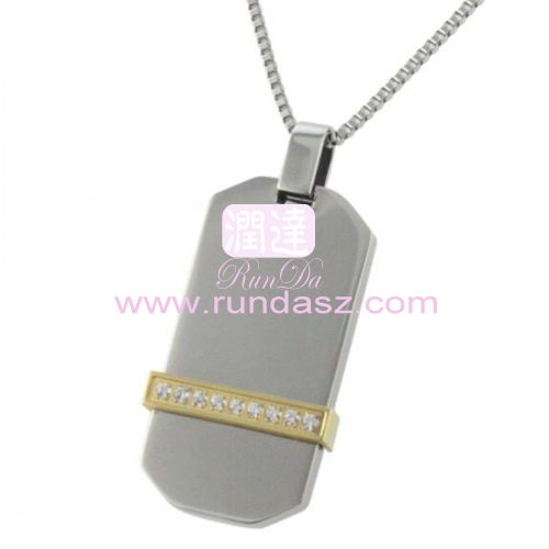 stainless steel men's pendant  