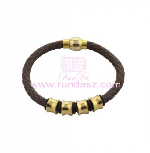 Genuine Leather Bracelet for Men Jewelry 