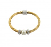 Women Stainless Steel Gold Bracelet&Bangles