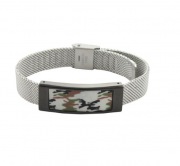 Women Stainless Steel Mesh Bracelet&Bangles