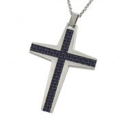 stainless steel cross pendant 