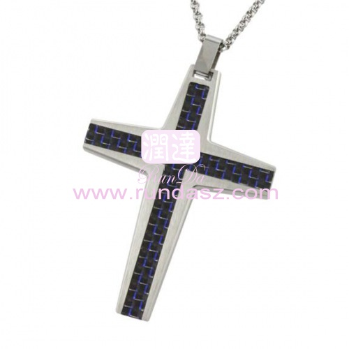 stainless steel cross pendant  