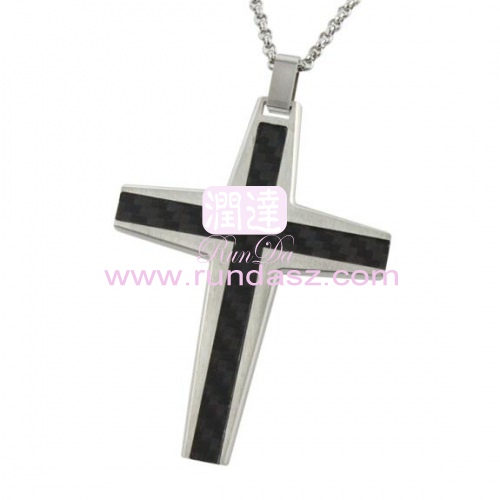 stainless steel cross pendant  