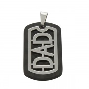 Stainless Steel Men's Pendant Necklace