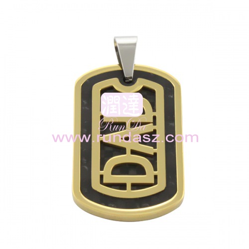 Stainless Steel Men's Pendant Necklace 