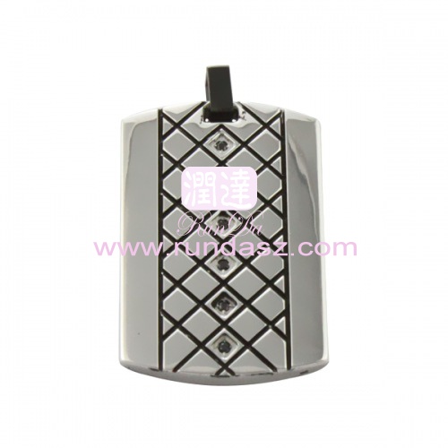 Stainless Steel Men's Pendant Necklace 