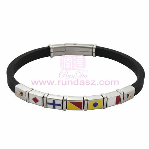 Silicone Flag Bracelet 